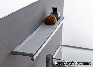 40MM - Stainless steel bathroom wall shelf _ Rubinetterie Treemme