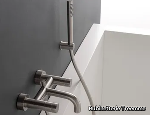 X-CHANGE - Wall-mounted bathtub tap with hand shower _ Rubinetterie Treemme