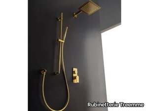 RAN - Recessed brass shower set with hand shower _ Rubinetterie Treemme