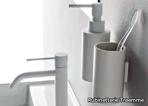 TAG - Bathroom soap dispenser / toothbrush holder _ Rubinetterie Treemme