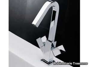 X-CHANGE - Countertop 1 hole brass washbasin mixer _ Rubinetterie Treemme