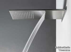 SHOWERS INOX - Wall-mounted rectangular stainless steel overhead shower _ Rubinetterie Treemme