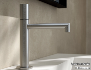 28MM - Countertop steel washbasin mixer _ Rubinetterie Treemme