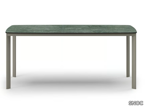 CLAUDE - Rectangular glass garden table _ SNOC