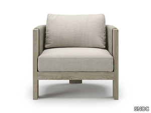 RALPH - Garden armchair with armrests _ SNOC