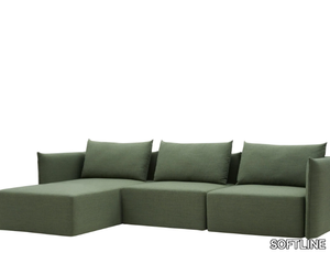 CAPE - Modular fabric sofa with removable cover _ SOFTLINE