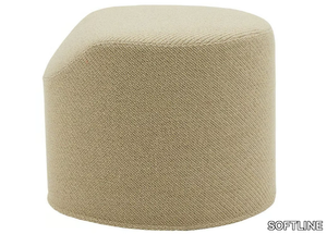 CORAL - Round fabric pouf _ SOFTLINE