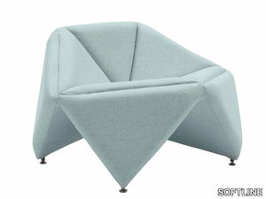 FOLD - Fabric armchair _ SOFTLINE