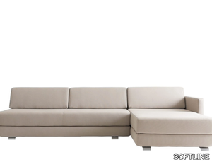 LOUNGE - Fabric sofa / day bed _ SOFTLINE