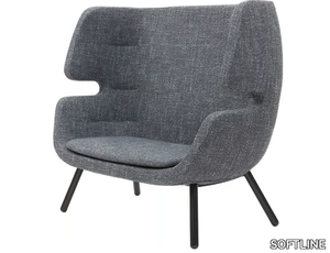 MOAI - Fabric small sofa high-back _ SOFTLINE