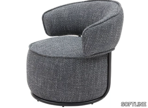 PICOLO - Fabric easy chair with removable cover _ SOFTLINE