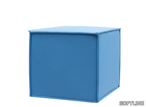 SPACE - Square fabric pouf _ SOFTLINE