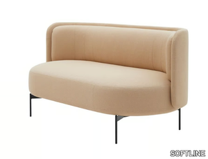 JOE - 2 seater fabric sofa _ SOFTLINE