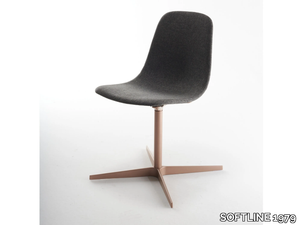 COUPÉ CR UP - Swivel with 4-spoke base fabric chair _ SOFTLINE 1979