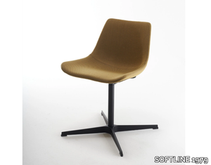 NITA C CR - Swivel with 4-spoke base fabric chair _ SOFTLINE 1979