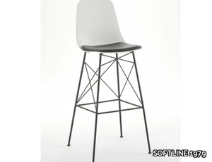 COUPÉ SG TRC - High polypropylene stool with footrest _ SOFTLINE 1979