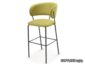 NIKITA SG A 4M - High stool with armrests _ SOFTLINE 1979