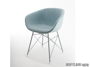 MAYA TRC UP - Contemporary style fabric chair _ SOFTLINE 1979