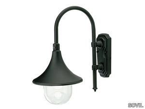 LAMPARA - Contemporary style aluminium outdoor wall lamp _ SOVIL