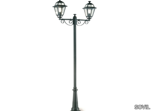 ELEGANCE 861 - Lantern die cast aluminium garden lamp post _ SOVIL