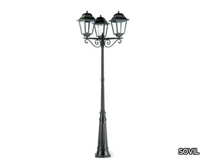 MITO 986 - Lantern die cast aluminium garden lamp post _ SOVIL