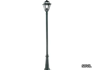 ELEGANCE 860 - Lantern die cast aluminium garden lamp post _ SOVIL