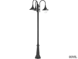 LAMPARA 897 - Lantern die cast aluminium garden lamp post _ SOVIL