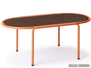 DRESS_CODE - Oval cork coffee table _ SCAB DESIGN