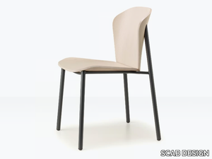 FINN METAL WOOD - Steel and wood chair _ SCAB DESIGN