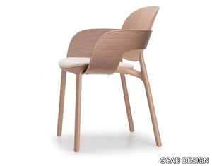 HUG - Polypropylene chair with armrests _ SCAB DESIGN