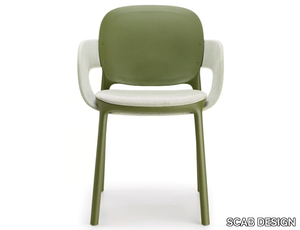 HUG - Fabric chair with integrated cushion _ SCAB DESIGN