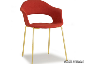 LADY B POP - Fabric chair with armrests _ SCAB DESIGN