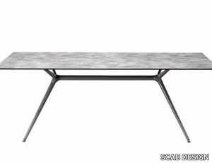 METROPOLIS XL - Rectangular table _ SCAB DESIGN