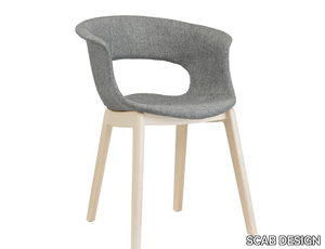 NATURAL MISS B POP - Fabric chair with armrests _ SCAB DESIGN