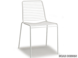 SUMMER - Stackable steel chair _ SCAB DESIGN