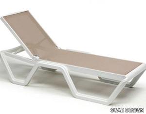 VELA - Stackable Recliner technopolymer sun lounger _ SCAB DESIGN