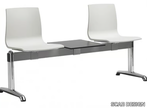 ALICE - Freestanding technopolymer beam seating _ SCAB DESIGN