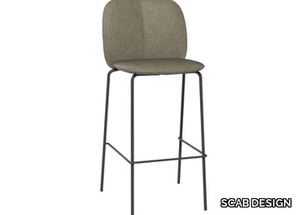 MENTHA POP - Upholstered high fabric stool _ SCAB DESIGN