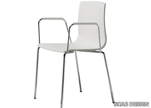 ALICE - Chair with armrests _ SCAB DESIGN