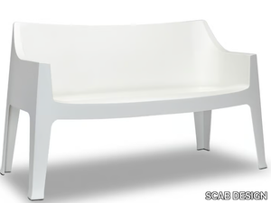 COCCOLONA - 2 seater polypropylene garden sofa _ SCAB DESIGN