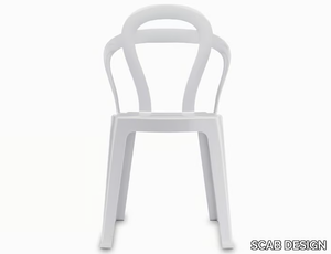 TITÌ - Stackable polycarbonate chair with armrests _ SCAB DESIGN