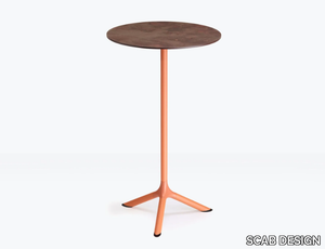 TRIPÉ - Steel high table with 3-star base _ SCAB DESIGN