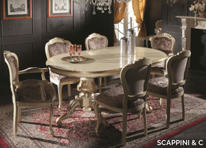 35TH ANNIVERSARY 422/NE - Extending wooden table _ SCAPPINI & C