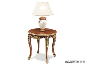 35TH ANNIVERSARY 877 - Round wooden high side table _ SCAPPINI & C