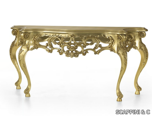 35TH ANNIVERSARY 2530 - Gold leaf console table _ SCAPPINI & C