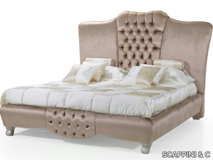 35TH ANNIVERSARY 2570 - Upholstered fabric double bed with tufted headboard _ SCAPPINI & C