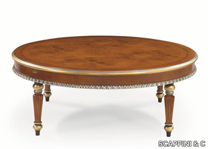 35TH ANNIVERSARY 2730 - Round wooden coffee table for living room _ SCAPPINI & C
