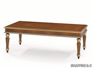 35TH ANNIVERSARY 2734 - Rectangular wooden coffee table for living room _ SCAPPINI & C