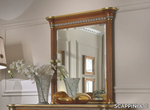 35TH ANNIVERSARY 2744 - Rectangular framed wall-mounted wooden mirror _ SCAPPINI & C