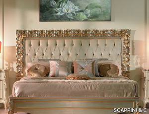 35TH ANNIVERSARY 2038 - Tufted fabric headboard for double bed _ SCAPPINI & C